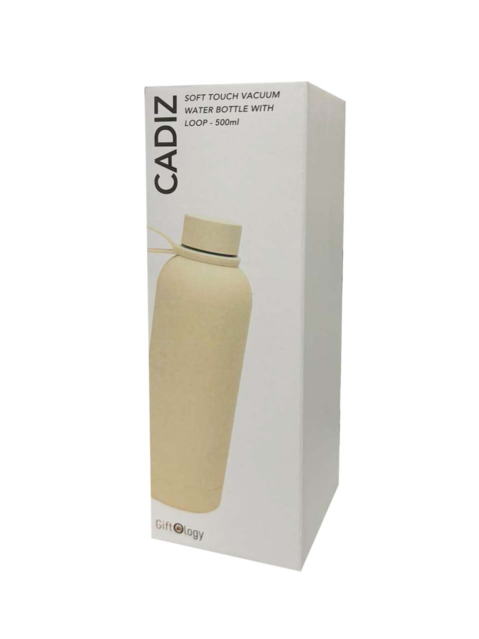 CADIZ - Giftology Double Wall Stainless Steel Bottle 500ml - Sand - Flasks & Bottles - Eco-Friendly Corporate Gifts Dubai