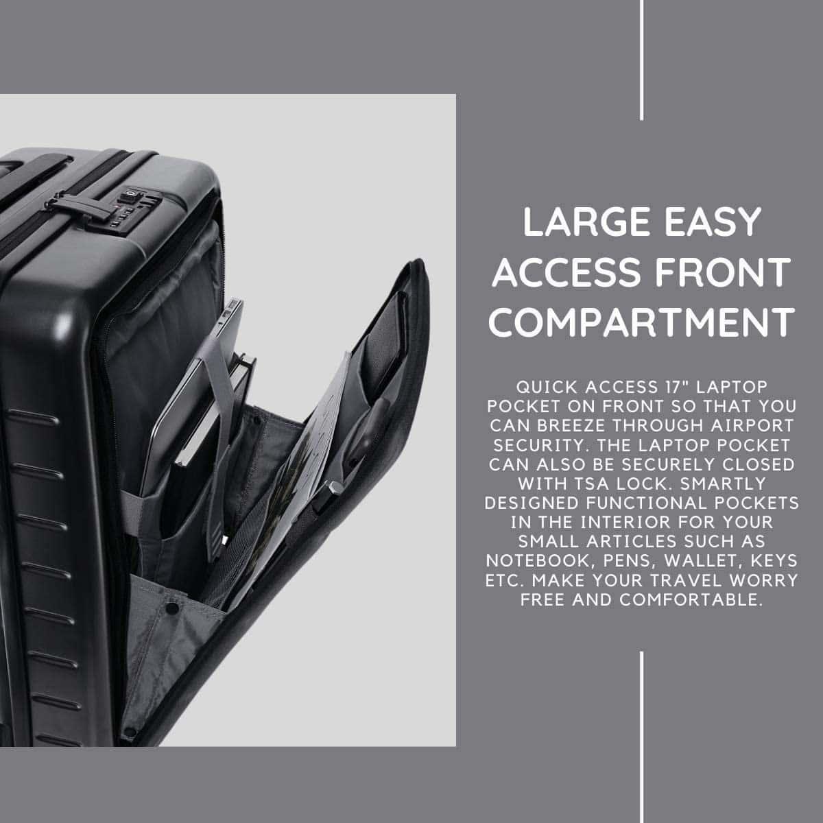 CASHEL - SANTHOME Cabin Trolley - Trolleys & Luggage - Eco-Friendly Corporate Gifts Dubai