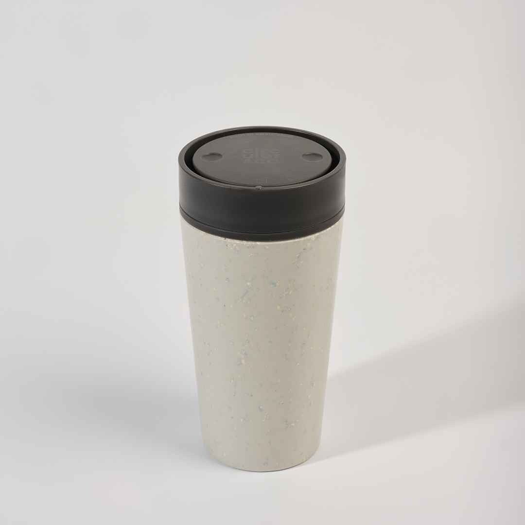 Circular Cup 12oz Chalk & Storm Grey - Mugs & Cups - Eco-Friendly Corporate Gifts Dubai