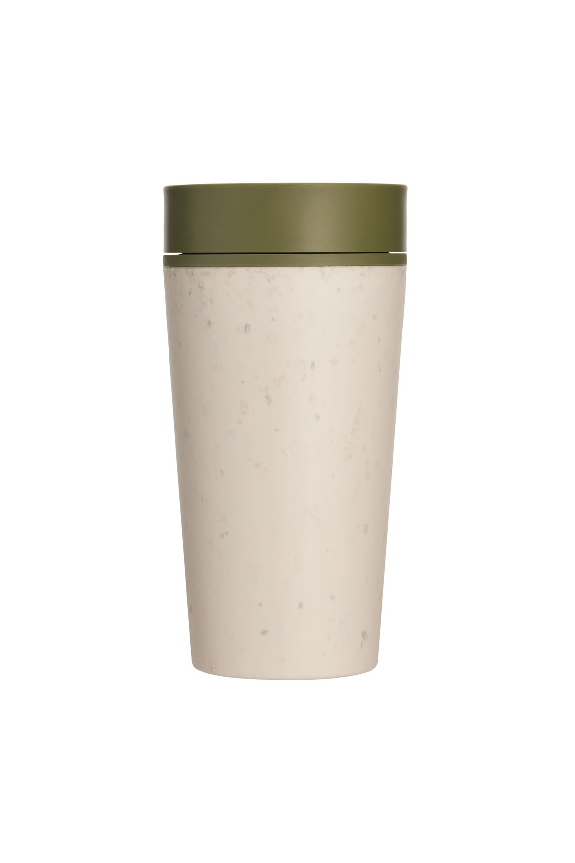 Circular Cup 12oz Cream & Honest Green - Mugs & Cups - Eco-Friendly Corporate Gifts Dubai