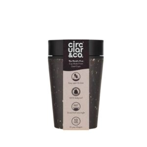 Circular Cup 8oz Black & Cosmic Black - Mugs & Cups - Eco-Friendly Corporate Gifts Dubai