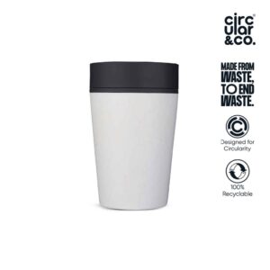 Circular Cup 8oz Chalk & Storm - Mugs & Cups - Eco-Friendly Corporate Gifts Dubai