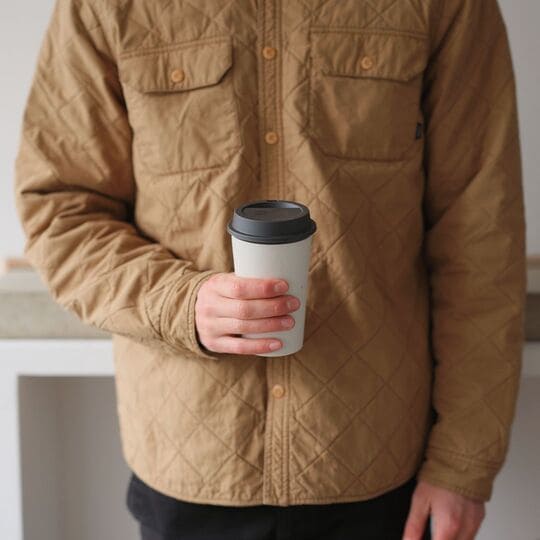 Circular NOW Cup 12oz Cream & Cosmic Black - Mugs & Cups - Eco-Friendly Corporate Gifts Dubai