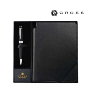 Cross Bailey Light™ Resin Ballpoint Pen with Classic Black Journal Gift Set - Gift Sets - Eco-Friendly Corporate Gifts Dubai