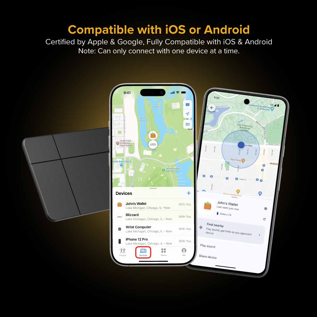 CROSS® Dual Find My Card Tag - Black - Mobile & Phone Accessories & Travel Accessories - Eco-Friendly Corporate Gifts Dubai