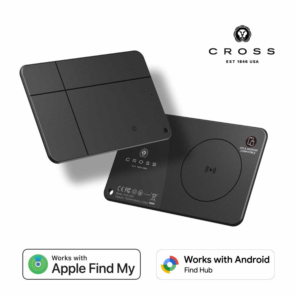 CROSS® Dual Find My Card Tag - Black - Mobile & Phone Accessories & Travel Accessories - Eco-Friendly Corporate Gifts Dubai