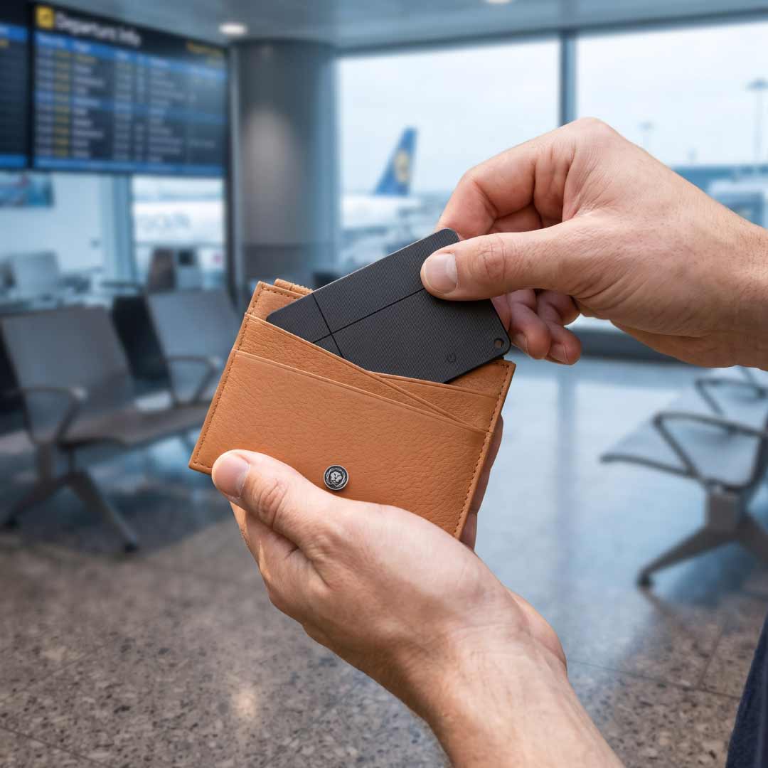 CROSS® Dual Find My Card Tag - Black - Mobile & Phone Accessories & Travel Accessories - Eco-Friendly Corporate Gifts Dubai