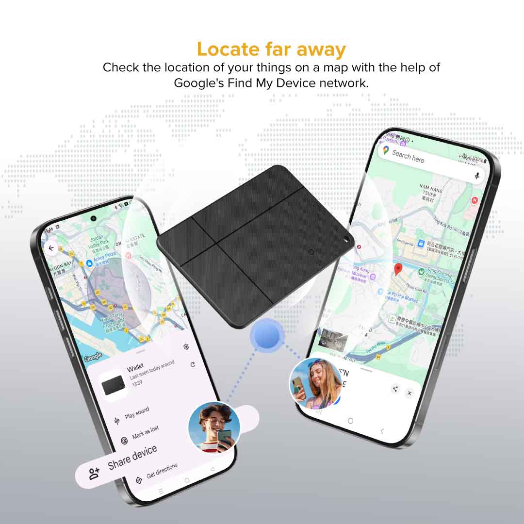 CROSS® Dual Find My Card Tag - Black - Mobile & Phone Accessories & Travel Accessories - Eco-Friendly Corporate Gifts Dubai