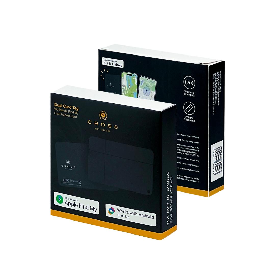 CROSS® Dual Find My Card Tag - Black - Mobile & Phone Accessories & Travel Accessories - Eco-Friendly Corporate Gifts Dubai
