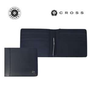 CROSS Leather Clip Wallet - Navy - Card Holders & Wallets - Eco-Friendly Corporate Gifts Dubai
