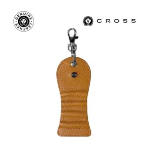 CROSS Leather Golf Tee Holder - Mocha - Golf & Sports & Key Holders - Eco-Friendly Corporate Gifts Dubai