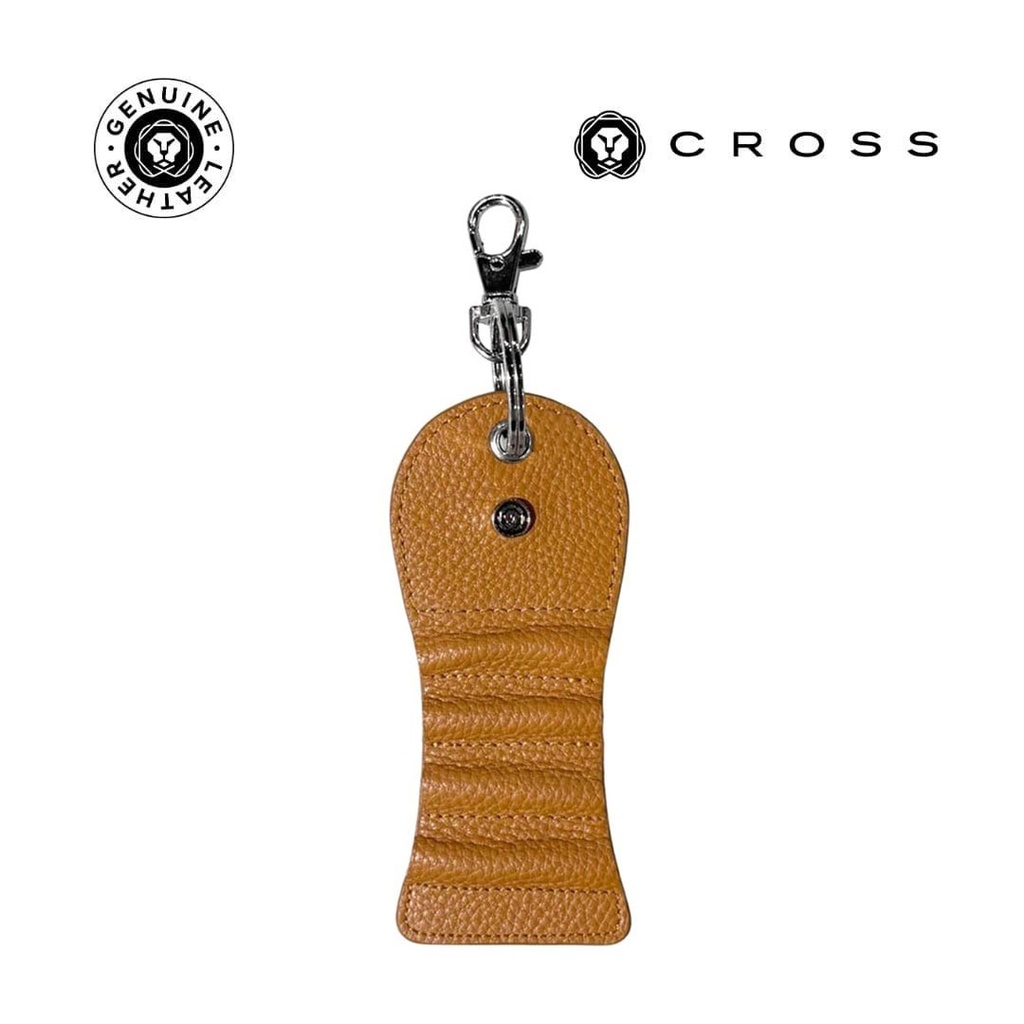 CROSS Leather Golf Tee Holder - Mocha - Golf & Sports & Key Holders - Eco-Friendly Corporate Gifts Dubai