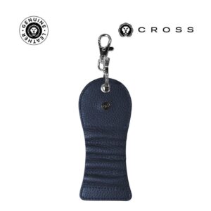 CROSS Leather Golf Tee Holder - Navy Blue - Golf & Sports & Key Holders - Eco-Friendly Corporate Gifts Dubai