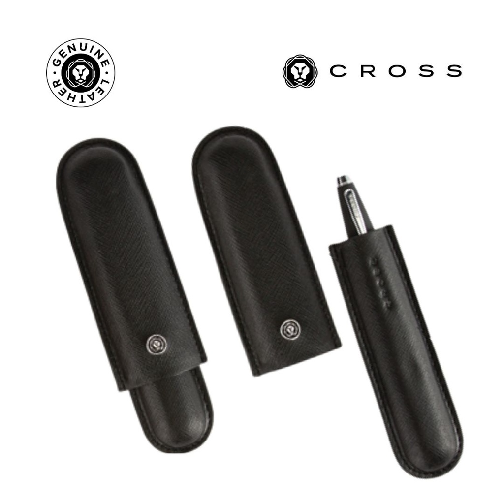CROSS Leather Single Pen Case - Black - Stationery & Desk Items - Eco-Friendly Corporate Gifts Dubai