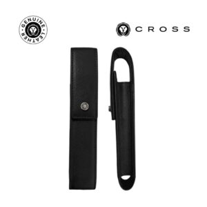 CROSS Leather Single Pen Case with Flap - Black - Stationery & Desk Items - Eco-Friendly Corporate Gifts Dubai