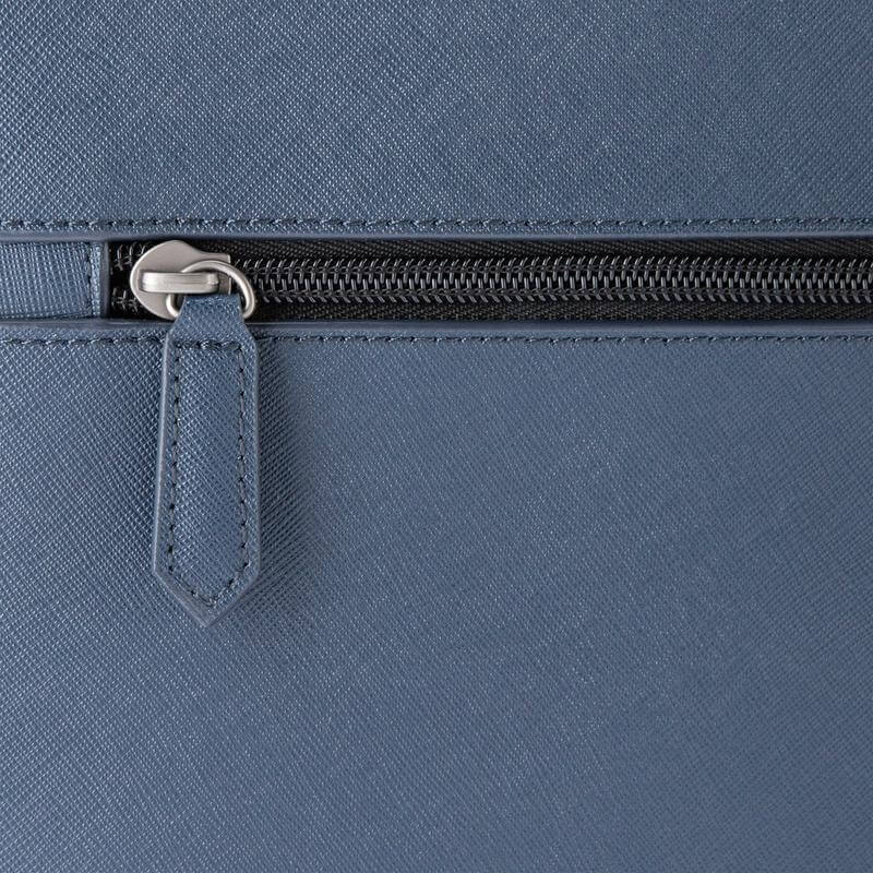 Cross Luxury Leather Backpack - Navy Blue - Backpacks - Eco-Friendly Corporate Gifts Dubai