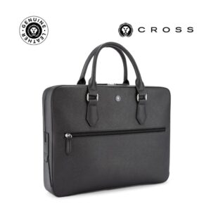 Cross Luxury Leather Briefcase - Black - Laptop Bags - Eco-Friendly Corporate Gifts Dubai