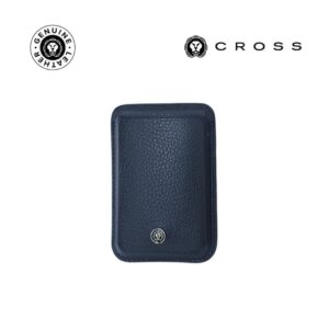 CROSS Pebble Leather Magsafe Wallet - Navy Blue - Card Holders & Wallets - Eco-Friendly Corporate Gifts Dubai