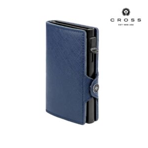 CROSS RFID Card Holder Wallet - Navy Blue - Card Holders & Wallets - Eco-Friendly Corporate Gifts Dubai