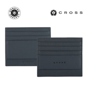 CROSS Saffiano Leather 6CC Card Holder - Navy Blue - Card Holders & Wallets - Eco-Friendly Corporate Gifts Dubai