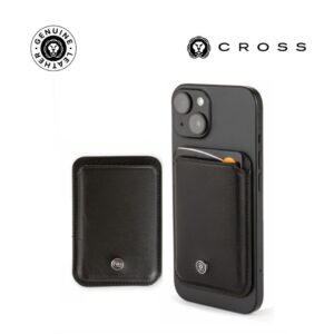 CROSS Saffiano Leather Magnetic Cardholder - Black - Card Holders & Wallets - Eco-Friendly Corporate Gifts Dubai