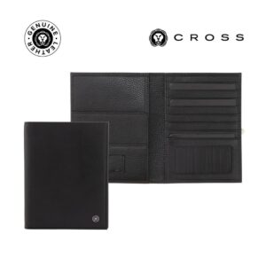CROSS Soft Grain Leather 9CC Passport Travel Wallet - Black - Card Holders & Wallets - Eco-Friendly Corporate Gifts Dubai