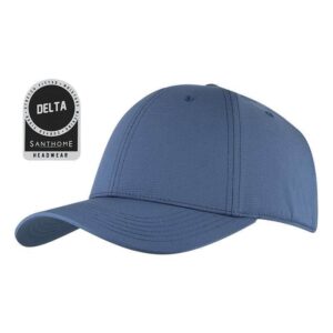 DELTA - Santhome® DryNCool® Performance Stretch-Fitted Cap - Air Force Blue - Caps - Eco-Friendly Corporate Gifts Dubai