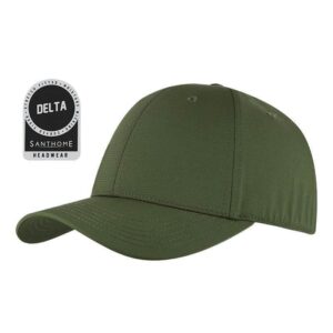 DELTA - Santhome® DryNCool® Performance Stretch-Fitted Cap - Green - Caps - Eco-Friendly Corporate Gifts Dubai