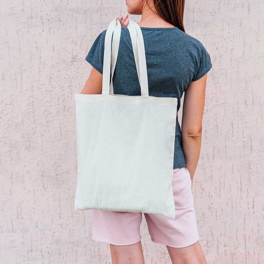 Eco Friendly Cotton Shopping Bags - White - Shopping & Tote Bags - Eco-Friendly Corporate Gifts Dubai