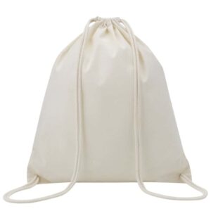 Eco-neutral Cotton Draw String Bags 240GSM - Natural - Drawstring Bags - Eco-Friendly Corporate Gifts Dubai