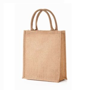 Eco-neutral Jute Shopping Bag - Vertical - Natural - Shopping & Tote Bags - Eco-Friendly Corporate Gifts Dubai