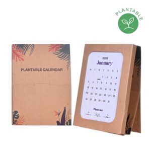 eco-neutral® Plantable Calendar with 12 Sheets Seed Paper - Stationery & Desk Items - Eco-Friendly Corporate Gifts Dubai