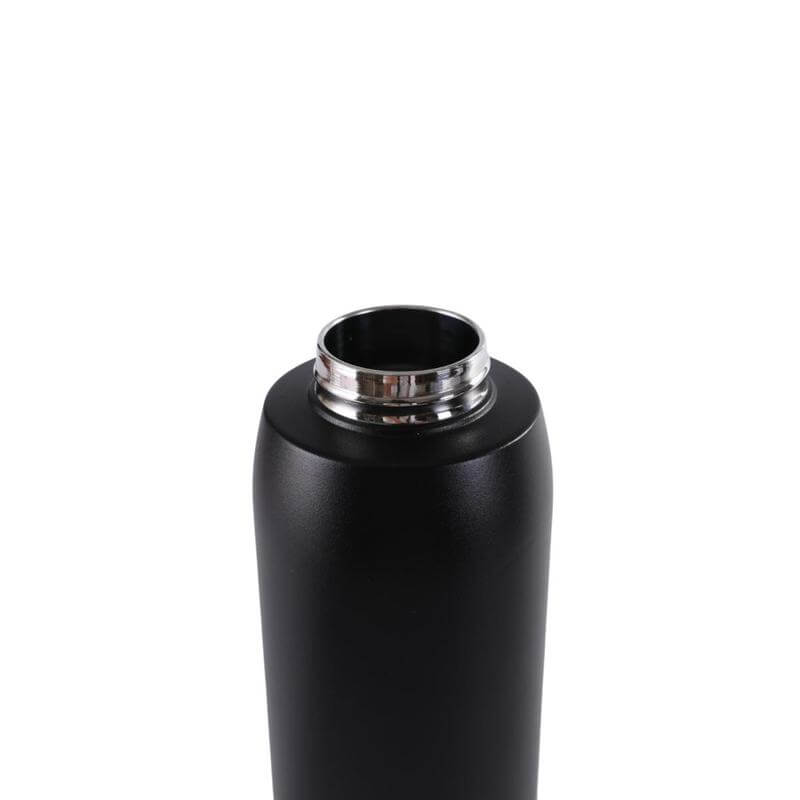 EVORA - Hans Larsen Double Wall Stainless Steel Vacuum Bottle - 750ml - Black - Flasks & Bottles - Eco-Friendly Corporate Gifts Dubai