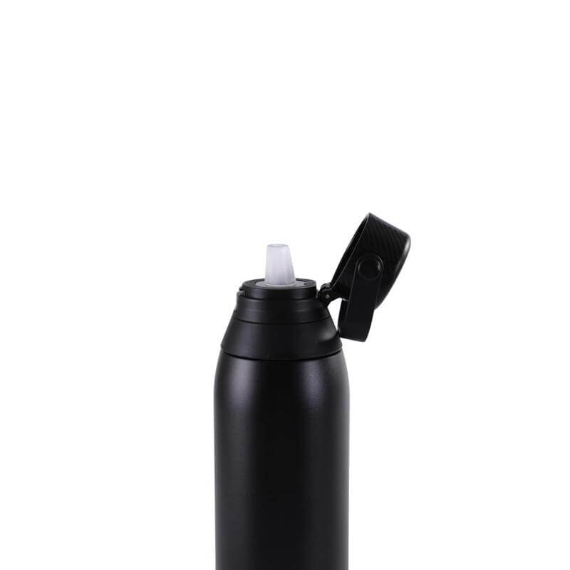 EVORA - Hans Larsen Double Wall Stainless Steel Vacuum Bottle - 750ml - Black - Flasks & Bottles - Eco-Friendly Corporate Gifts Dubai