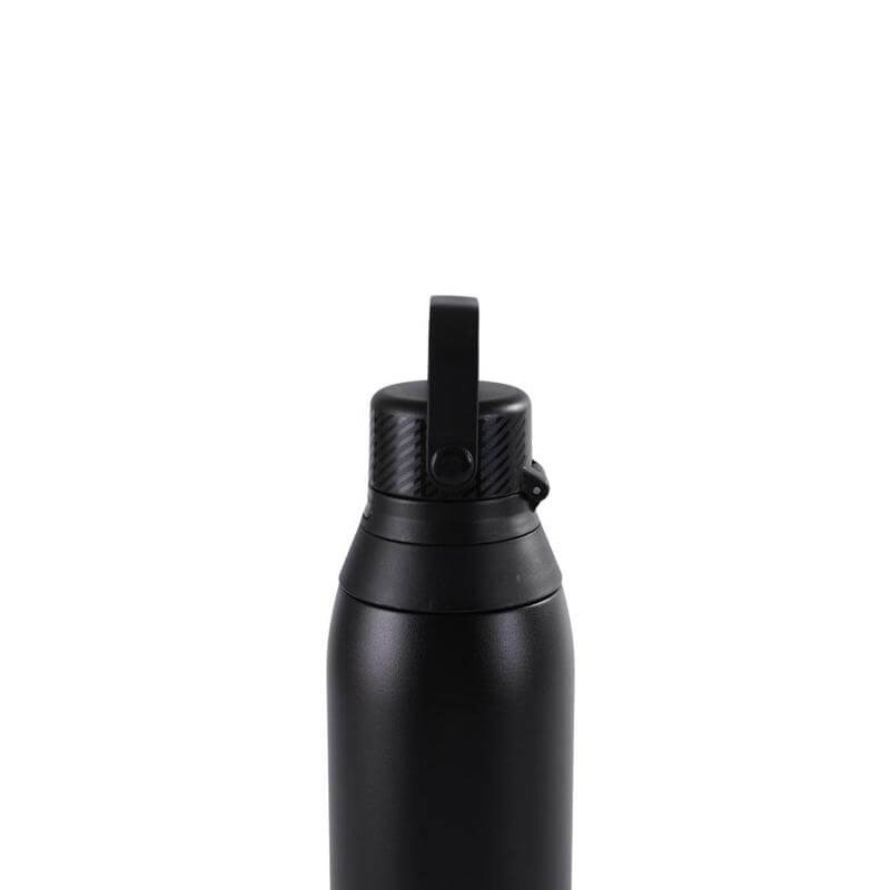 EVORA - Hans Larsen Double Wall Stainless Steel Vacuum Bottle - 750ml - Black - Flasks & Bottles - Eco-Friendly Corporate Gifts Dubai