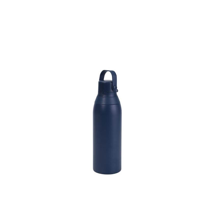 EVORA - Hans Larsen Double Wall Stainless Steel Vacuum Bottle - 750ml - Navy - Flasks & Bottles - Eco-Friendly Corporate Gifts Dubai
