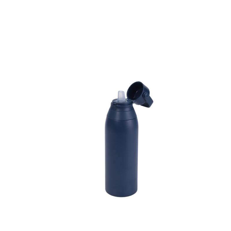 EVORA - Hans Larsen Double Wall Stainless Steel Vacuum Bottle - 750ml - Navy - Flasks & Bottles - Eco-Friendly Corporate Gifts Dubai