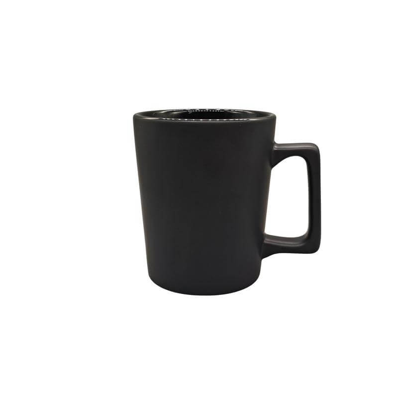 FALLO - Giftology Ceramic Cup with Wide Grip 400 ml - Black - Mugs & Cups - Eco-Friendly Corporate Gifts Dubai