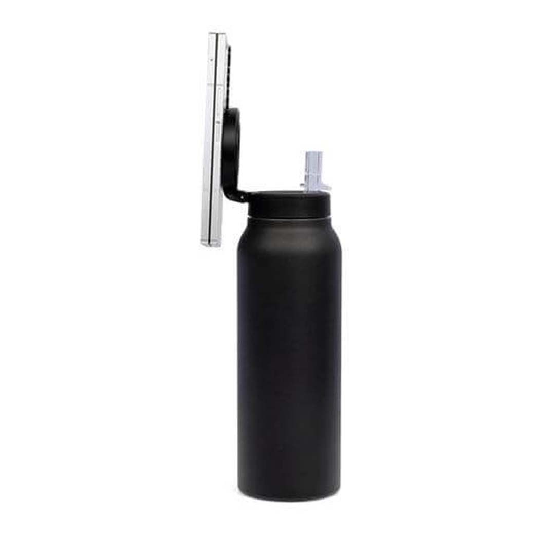 FERRO - Giftology Double Walled Vacuum Bottle with Mag Holder - Black - Flasks & Bottles & Mugs & Cups - Eco-Friendly Corporate Gifts Dubai