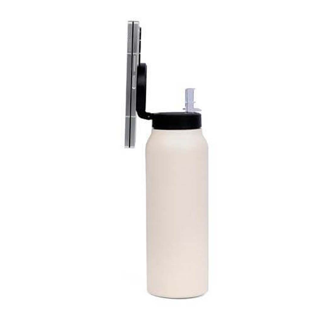 FERRO - Giftology Magnetic Phone Holder Water Bottle 760ml - Sandstone - Flasks & Bottles & Mugs & Cups - Eco-Friendly Corporate Gifts Dubai