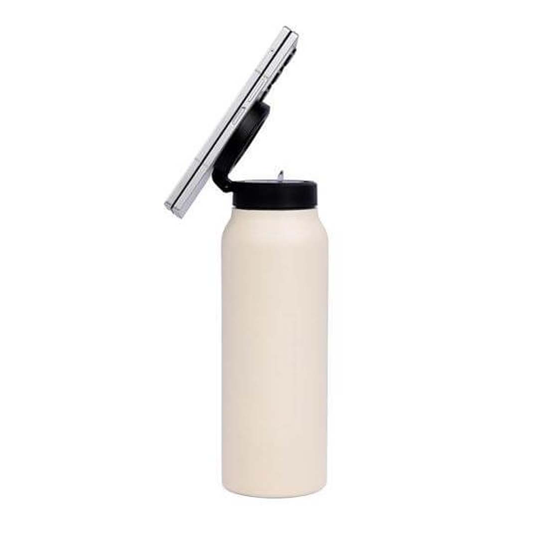 FERRO - Giftology Magnetic Phone Holder Water Bottle 760ml - Sandstone - Flasks & Bottles & Mugs & Cups - Eco-Friendly Corporate Gifts Dubai