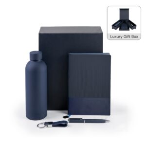 FIRENZE - Giftology Luxeline 4pc Gift Set - Navy Blue - Gift Sets - Eco-Friendly Corporate Gifts Dubai
