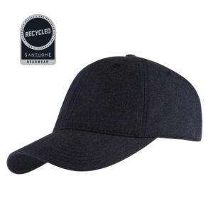 FLEX - Santhome Recycled 6 Panel Relaxed Fit Cap - Navy Blue - Caps - Eco-Friendly Corporate Gifts Dubai