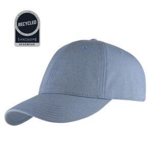 FLEX - Santhome Recycled 6 Panel Relaxed Fit Cap - Sky Blue - Caps - Eco-Friendly Corporate Gifts Dubai