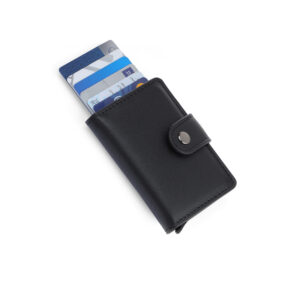 FLORINA - RFID PU Slim Cardholder Wallet - Black - Card Holders & Wallets - Eco-Friendly Corporate Gifts Dubai