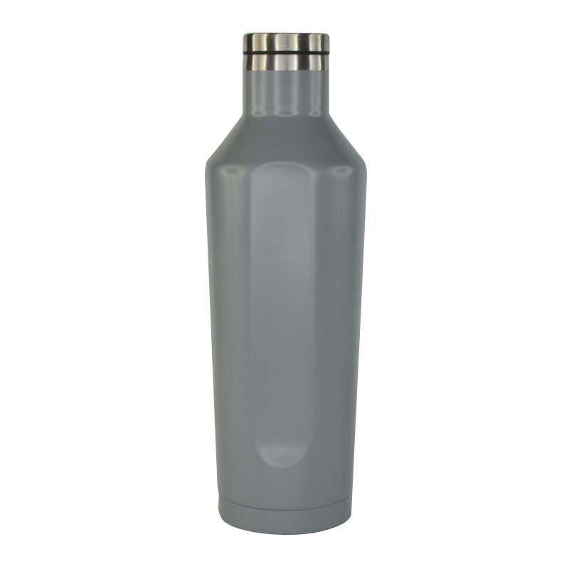 GALATI - Hans Larsen Double Wall Stainless Steel Water Bottle - Grey - Flasks & Bottles - Eco-Friendly Corporate Gifts Dubai