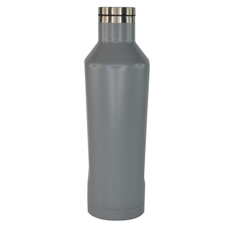 GALATI - Hans Larsen Double Wall Stainless Steel Water Bottle - Grey - Flasks & Bottles - Eco-Friendly Corporate Gifts Dubai