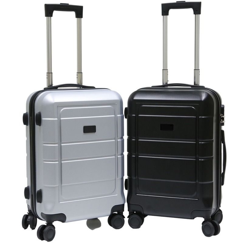 GENOVA - Classic Cabin Trolley Bag - Silver - Trolleys & Luggage - Eco-Friendly Corporate Gifts Dubai