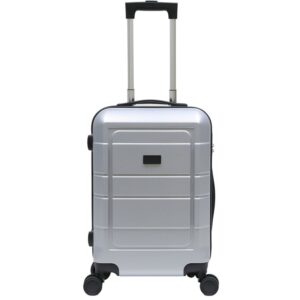 GENOVA - Classic Cabin Trolley Bag - Silver - Trolleys & Luggage - Eco-Friendly Corporate Gifts Dubai