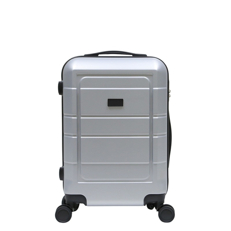 GENOVA - Classic Cabin Trolley Bag - Silver - Trolleys & Luggage - Eco-Friendly Corporate Gifts Dubai